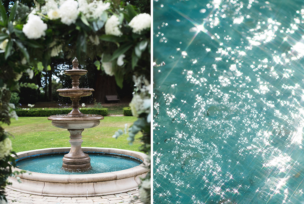 outdoor summer wedding photography at Tinakilly House