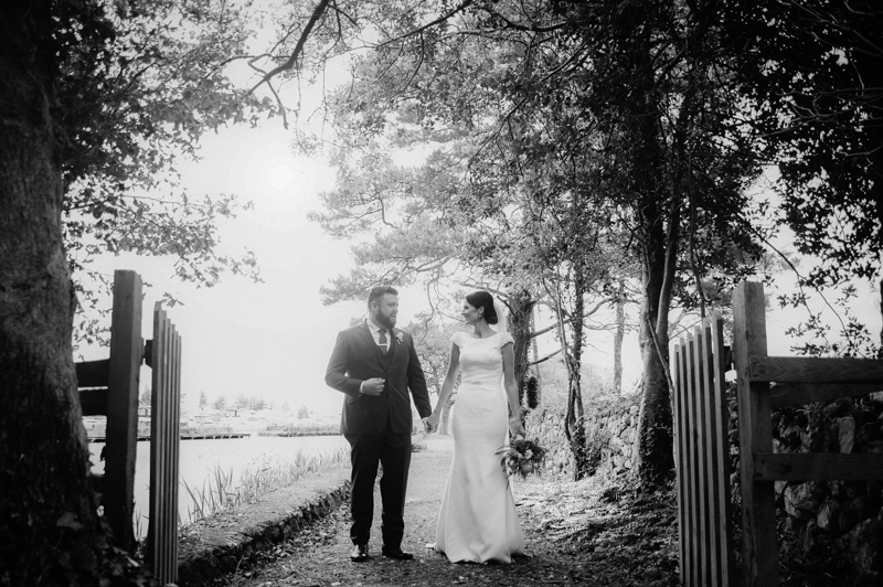 black and white photos at coolbawn quay wedding
