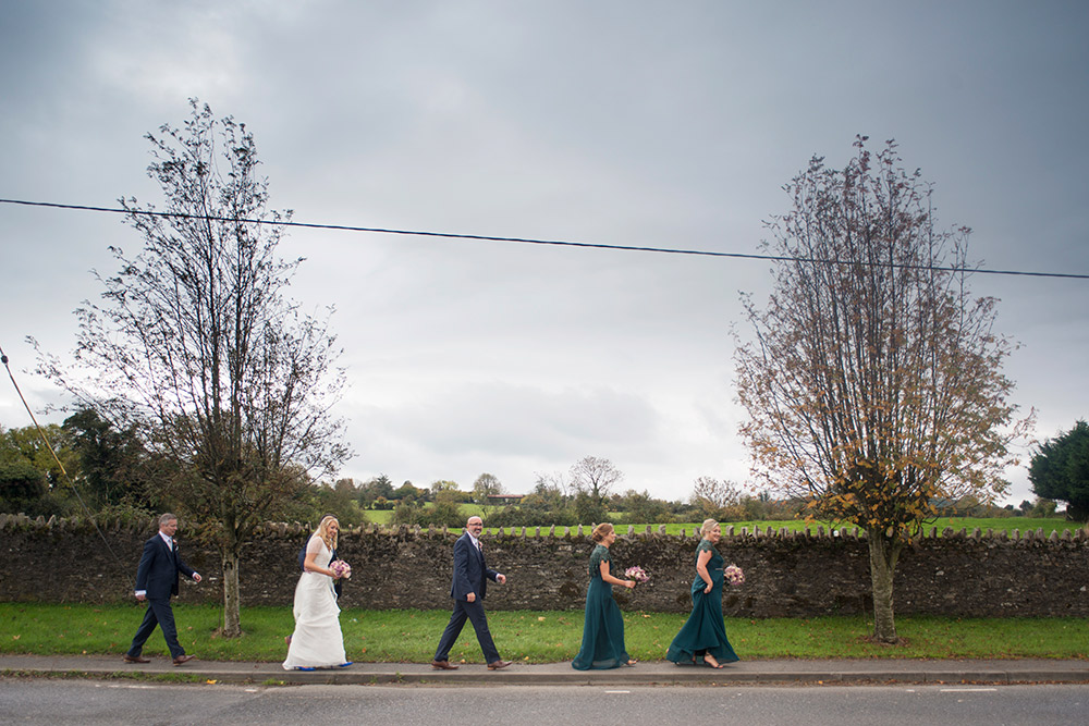 Irish country wedding Laois, quirky wedding photography