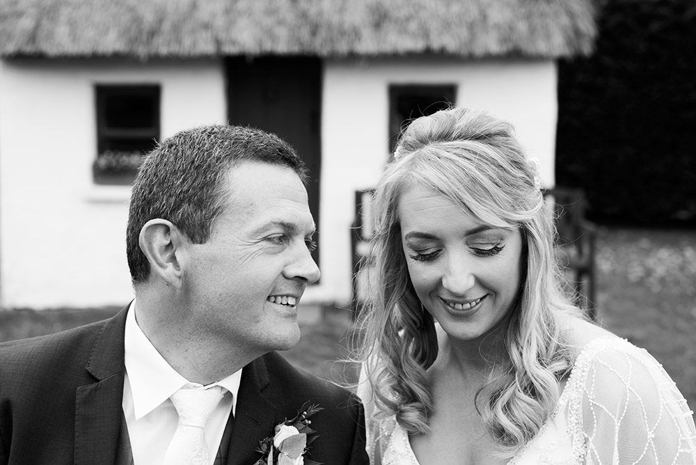 Irish country wedding Laois, bride and groom photography