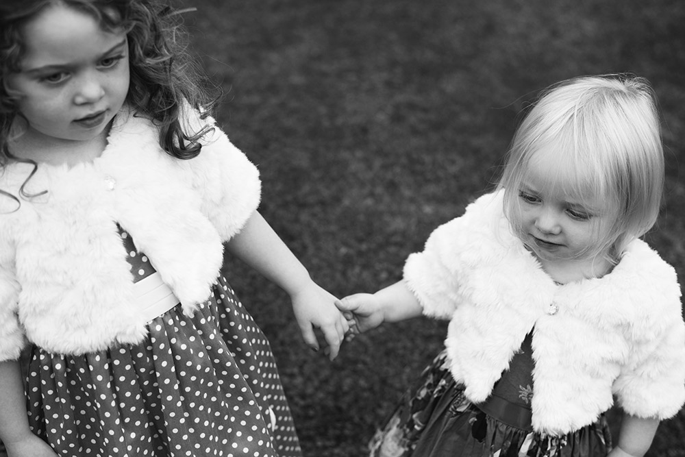 flower girls at Castle Durrow