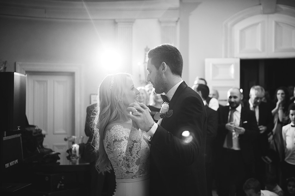 first dance wedding photography at Marlfield House