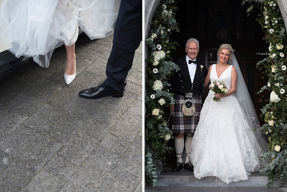 wedding photos at Barberstown Castle