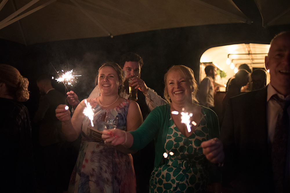 sparklers wedding photography at Bellinter House