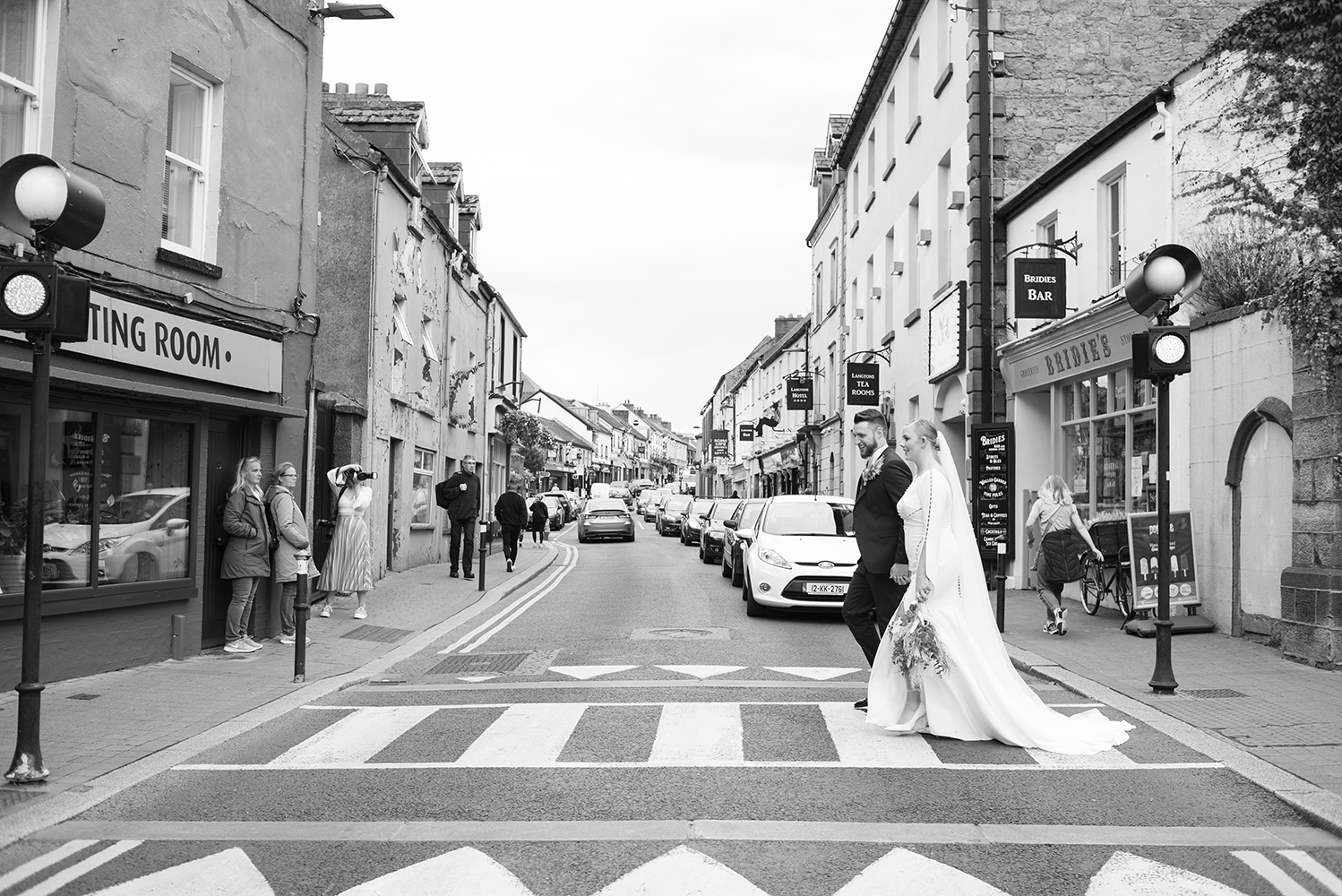 wedding photos in centre of Kilkenny