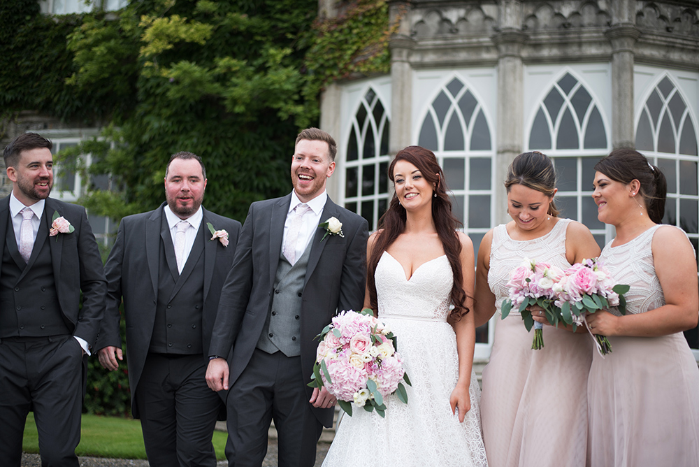 beautiful wedding photography at Luttrellstown Castle