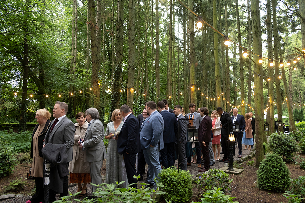outdoor Summer wedding at the Station House