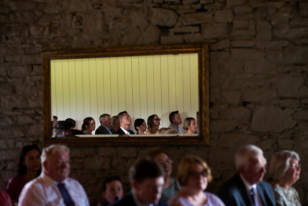 Wedding ceremony at Clonabreany House