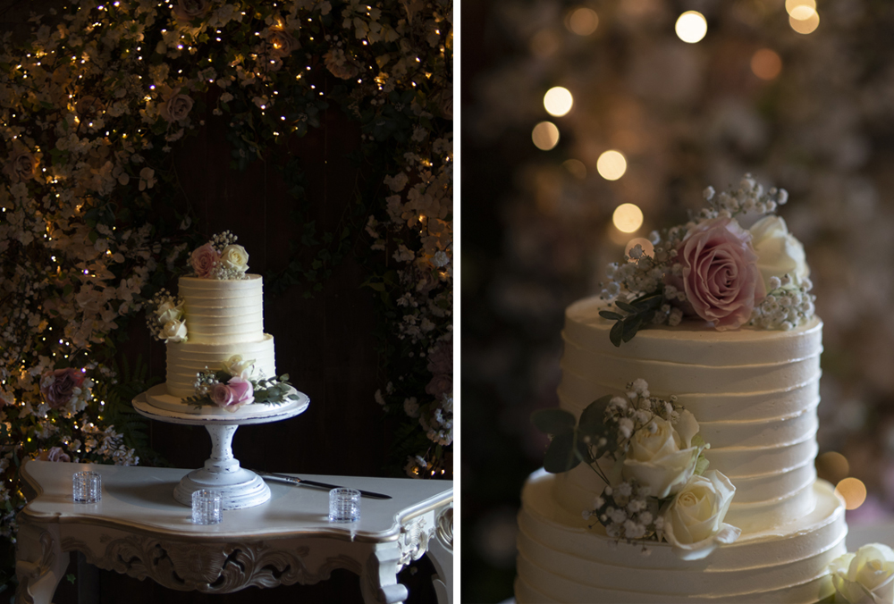 wedding cake at Darver Castle
