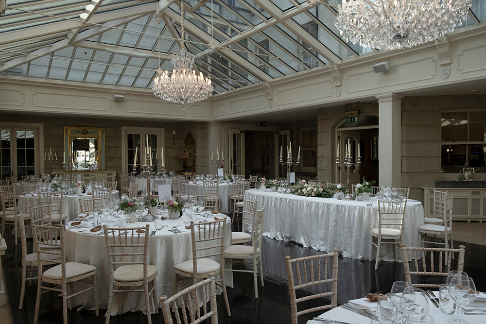main room for wedding at Tankardstown House