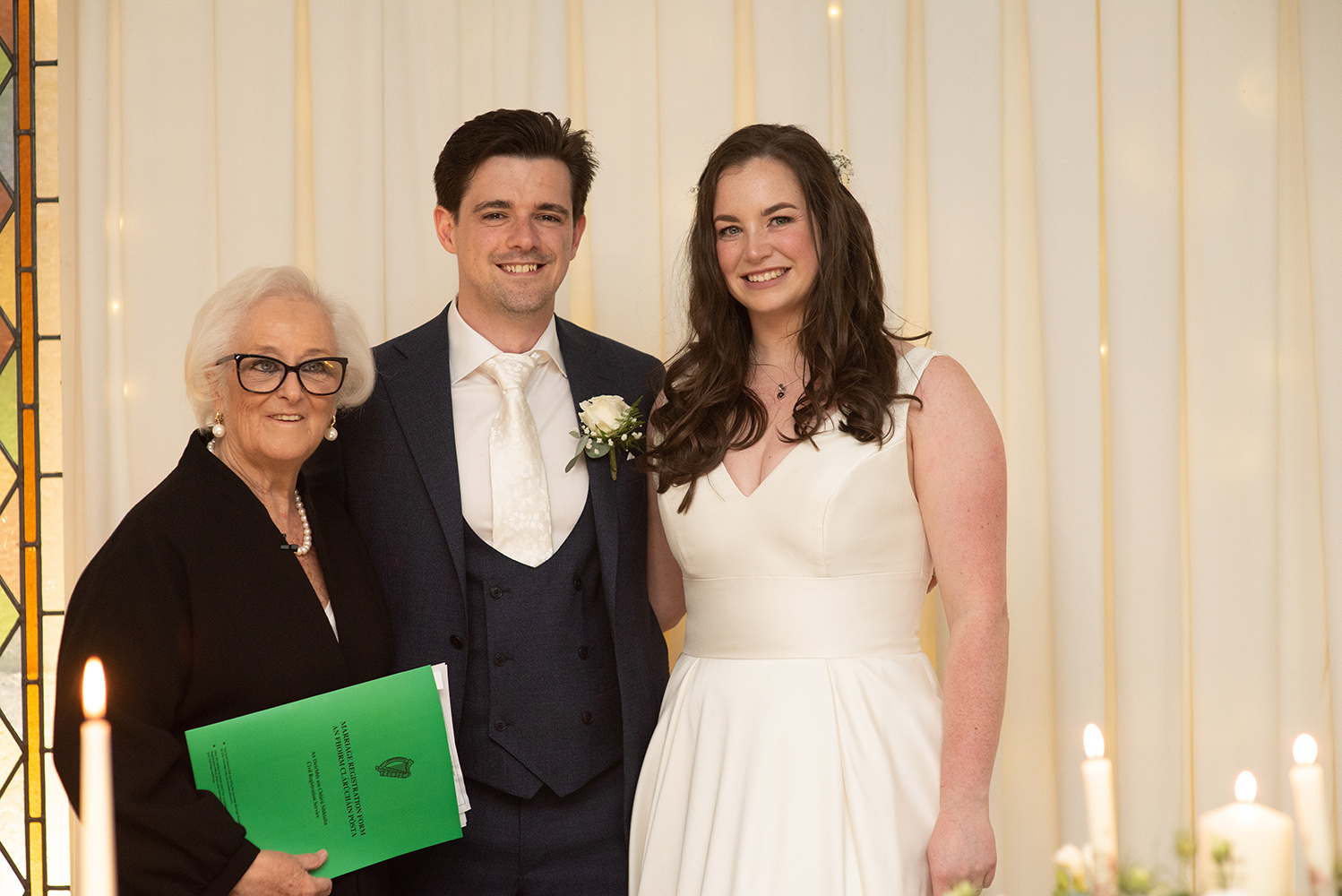 Mary O'Mahony wedding celebrant Rathsallagh House weddings