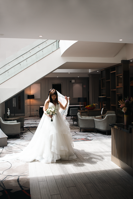 bride at Clayton Hotel Ballsbridge