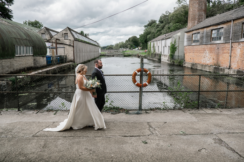 wedding photos at River Boyne Millhouse slane
